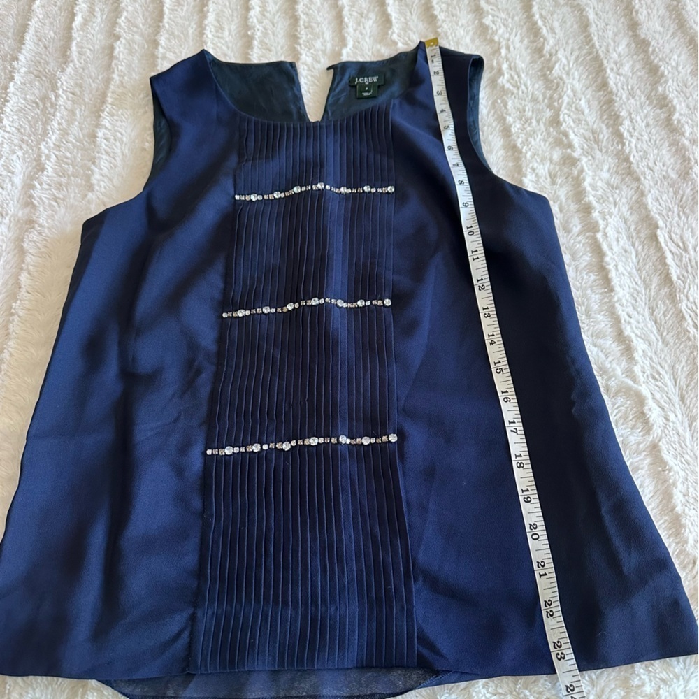 J. Crew beaded sleeveless top - Picture 5 of 7
